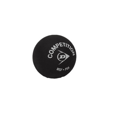 Dunlop Competition Squash Balls (Pack Of 12) Black (One Size) from B&Q