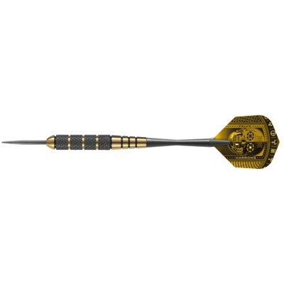 Harrows Vodoo Brass Darts - Black/Gold / 25G - Image 3