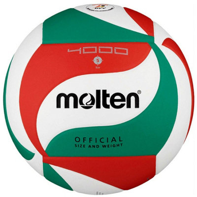 Molten Sv2P Volleyball Red/green/white (5) from B&Q