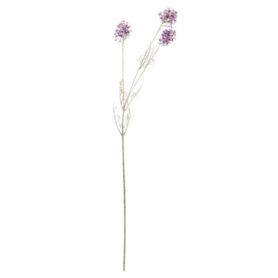 B&Q -  Meadow Artificial Flower Purple (One Size)