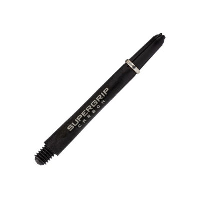  - Harrows Super Grip Carbon Dart Stem (Pack Of 3) Black/silver (34mm)