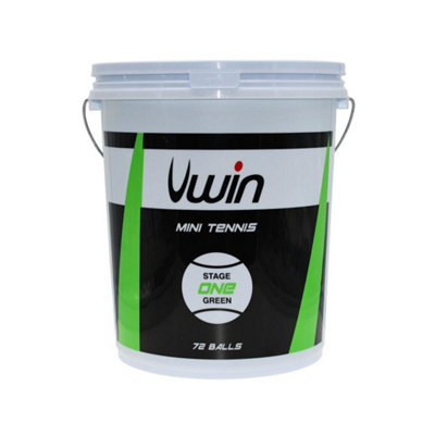 Uwin Stage 1 Tennis Balls (Pack Of 72) Green (One Size) from B&Q