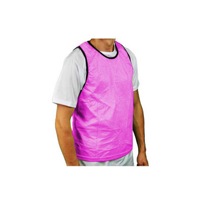  - Precision Childrens/kids Reversible Mesh Training Bib Pink/sky Blue (4-9 Years)