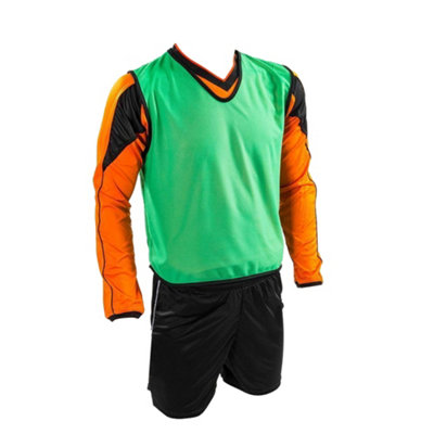  - Precision Childrens/kids Mesh Training Bib Green (10-14 Years)