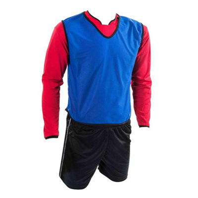  - Precision Childrens/kids Mesh Training Bib Royal Blue (10-14 Years)