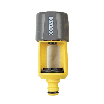 Hozelock Square Indoor Tap Connector Yellow/grey (One Size) from B&Q