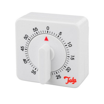 B&Q -  Mechanical Food Timer White (One Size)