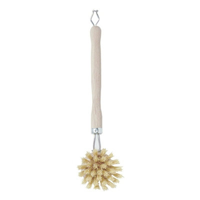 B&Q -  Wooden Washing Up Brush Natural (One Size)