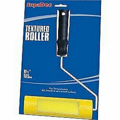 Supadec Textured Paint Roller Black/yellow (One Size) from B&Q