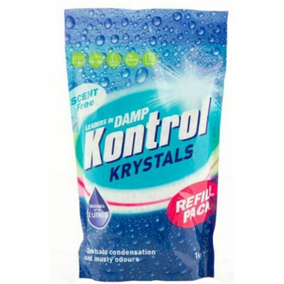 Kontrol Krystals Fragrance Free Moisture Trap Refill Multicoloured (1Kg) from B&Q