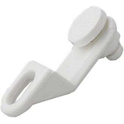 Swish Curtain Track Gliders (Pack Of 10) White (31mm X 10mm) from B&Q