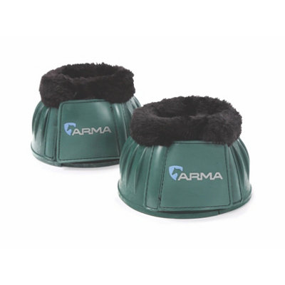 Arma Horse Overreach Boots (Pack Of 2) Green (Cob) from B&Q