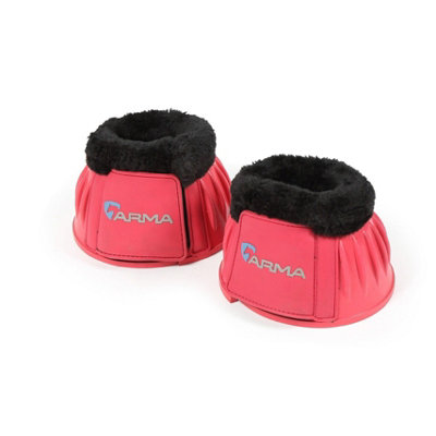Arma Horse Overreach Boots (Pack Of 2) Pink (Cob) from B&Q