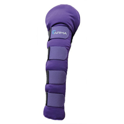 Arma Padded Horse Tail Guard Purple (One Size) from B&Q
