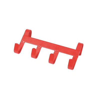 Ezi-Kit Overdoor Hanger Red (One Size) from B&Q