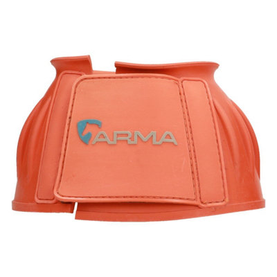 Arma Touch Close Horse Overreach Boots Orange (Cob) from B&Q