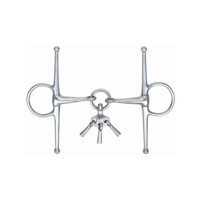 Shires Jointed Horse Full Cheek Snaffle Bit Silver (5.5In) from B&Q