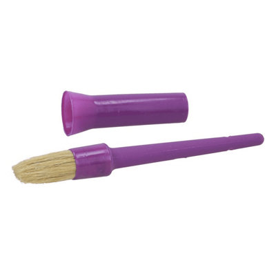 Ezi-Groom Plastic Horse Hoof Oil Brush Purple (One Size) from B&Q