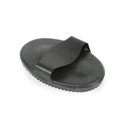 Ezi-Groom Rubber Horse Curry Comb Black (145mm) from B&Q