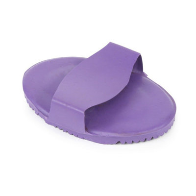 Ezi-Groom Rubber Horse Curry Comb Purple (145mm) from B&Q