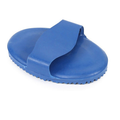 Ezi-Groom Rubber Horse Curry Comb Blue (145mm) from B&Q