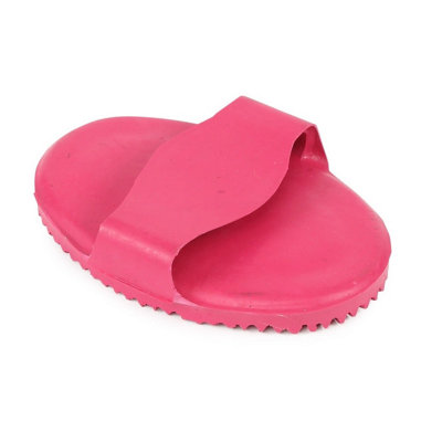 Ezi-Groom Rubber Horse Curry Comb Pink (145mm) from B&Q