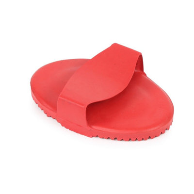 Ezi-Groom Rubber Horse Curry Comb Red (145mm) from B&Q