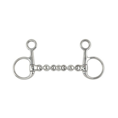 Shires Waterford Horse Hanging Cheek Snaffle Bit Silver (6In) from B&Q