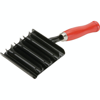 Ezi-Groom Jockey Horse Curry Comb Black/red (One Size) from B&Q