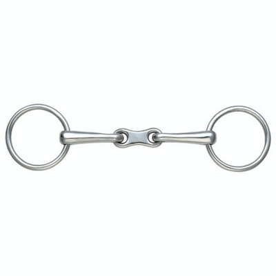 Shires French Link Horse Bradoon Bit Silver (4.5In) from B&Q
