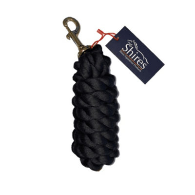 Shires Horse Lead Rope Black (One Size)