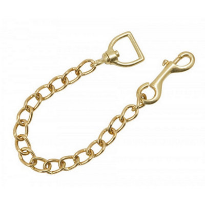 Shires Horse Newmarket Chain Brass (30In) from B&Q