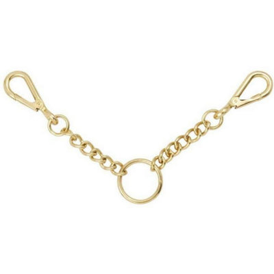 Shires Horse Newmarket Chain Brass (30Cm) from B&Q