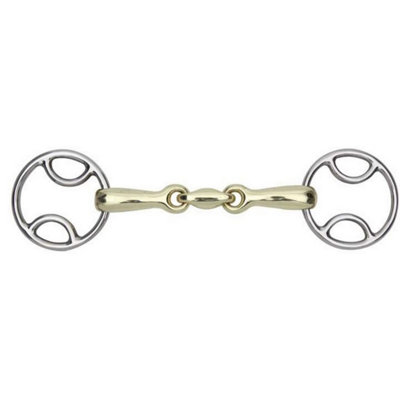 Shires Brass Lozenge Horse Bevel Bit Brass (5.5In) from B&Q