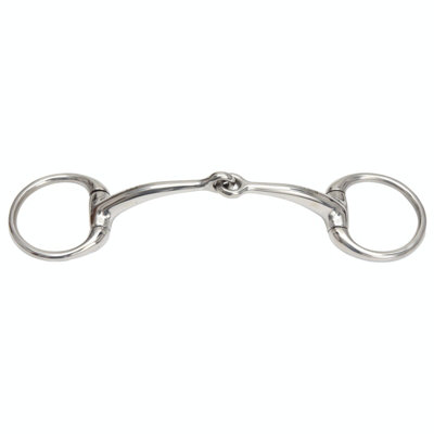Shires Horse Eggbutt Snaffle Bit Silver (5.5In) from B&Q