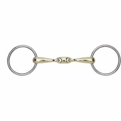 Shires Brass Training Horse Bit Brass (5.5In) from B&Q