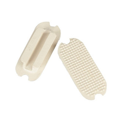 Shires Horse Fillis Stirrup Treads (Pack Of 2) White (4In) from B&Q