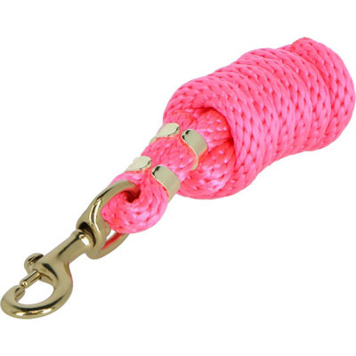 Shires Topaz Horse Lead Rope Pink (1.8M) from B&Q