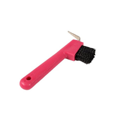 Ezi-Groom Horse Hoof Brush Pink (One Size) from B&Q