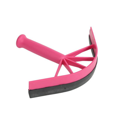 Shires Plastic Horse Sweat Scraper Hot Pink (One Size) from B&Q