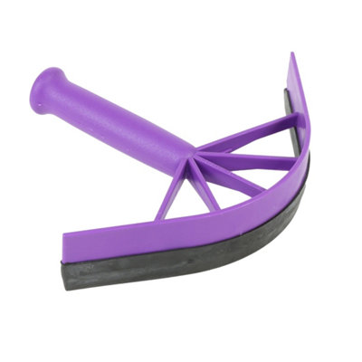 Shires Plastic Horse Sweat Scraper Purple (One Size) from B&Q