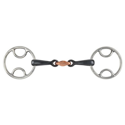 Shires Bevelled Sweet Iron Horse Bit Black (4.5In) from B&Q