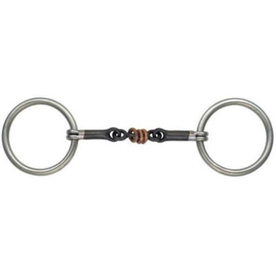 Shires Sweet Iron Roller Horse Snaffle Bit Black (5In) from B&Q