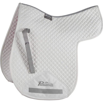 Performance Suede Horse Numnah White (15In16.5In) from B&Q