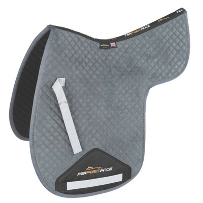 Performance Suede Horse Numnah Grey (15In16.5In) from B&Q
