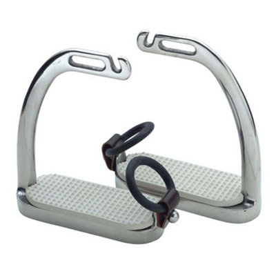 Shires Childrens/kids Fillis Safety Horse Peacock Stirrups Silver (4.25In) from B&Q