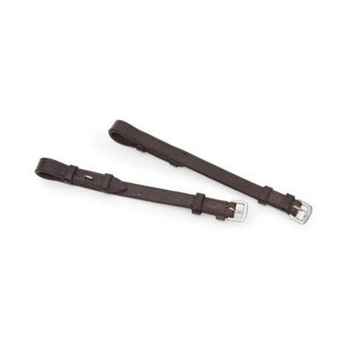 Blenheim Leather Horse Bridle Cheeks (Pack Of 2) Havana (Full) from B&Q