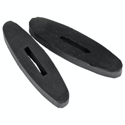 Shires Rubber Horse Rein Stops (Pack Of 2) Black (One Size) from B&Q