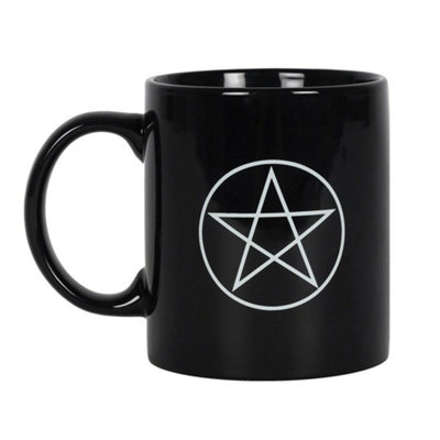 Something Different Pentagram Mug Black (One Size) from B&Q