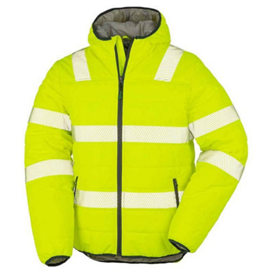 B&Q Result Genuine Recycled Unisex Adult Ripstop Safety Jacket Size 2